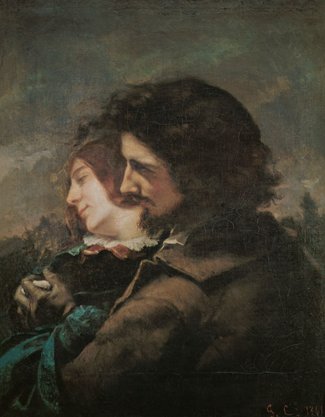 The lovers van Gustave Courbet