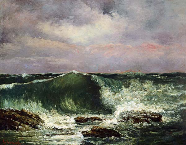 The Wave van Gustave Courbet