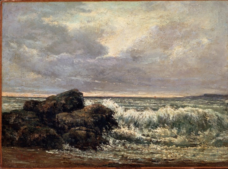 The Wave van Gustave Courbet