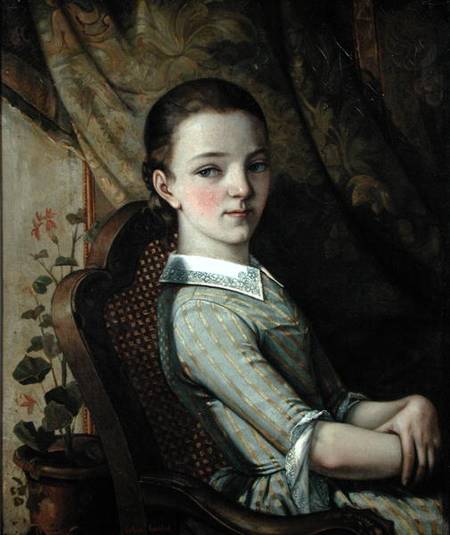 Juliette Courbet (1831-1915) van Gustave Courbet