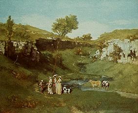 Die Schönen des Dorfes. van Gustave Courbet