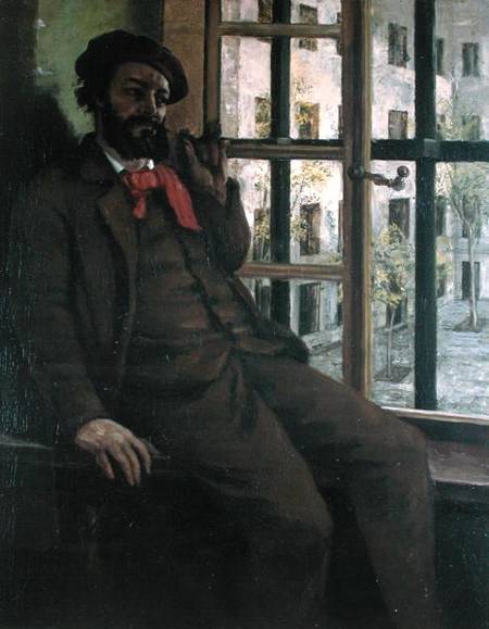 Self Portrait at Sainte-Pelagie van Gustave Courbet