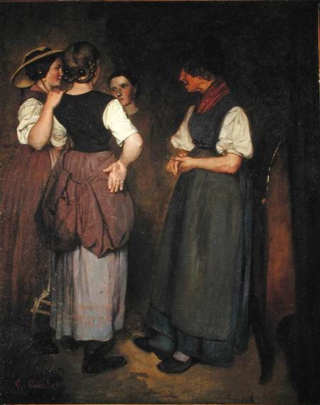 The Stories of Grandmother Salvan van Gustave Courbet
