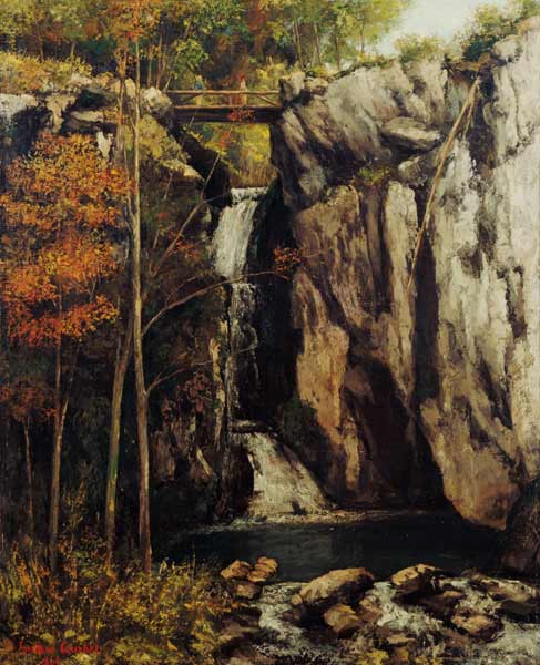 The Chasm at Conches van Gustave Courbet