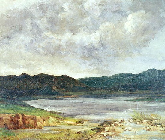 The Black Lake van Gustave Courbet