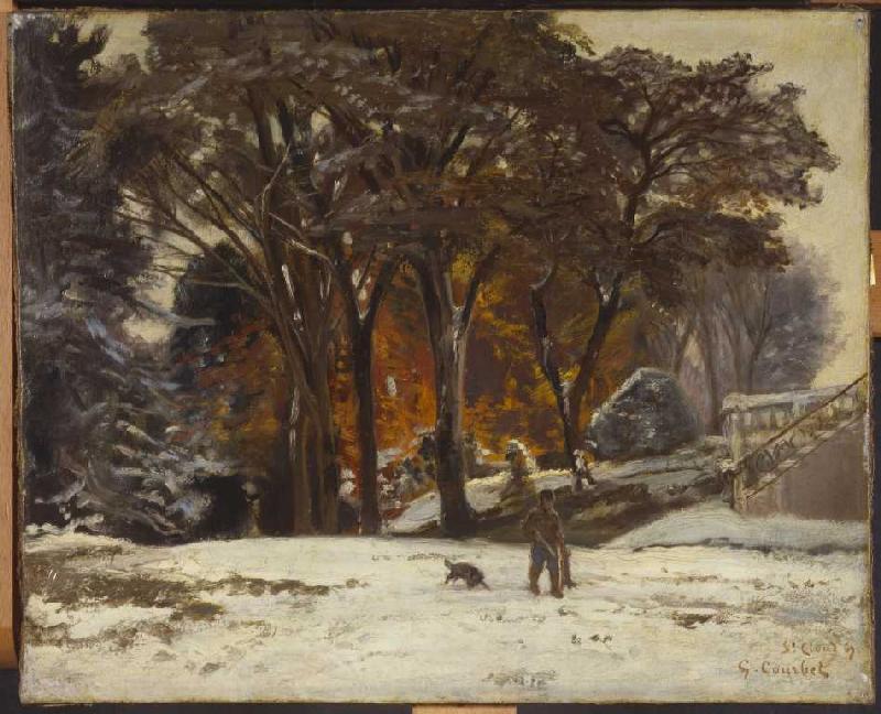 Der Wilddieb (Le Braconnier) van Gustave Courbet