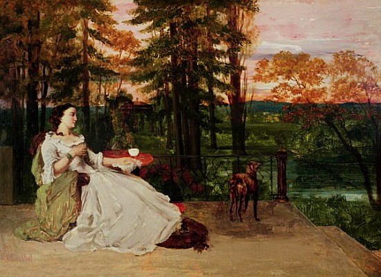 Woman of Frankfurt van Gustave Courbet