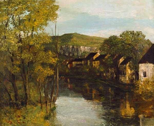 The Reflection of Ornans van Gustave Courbet