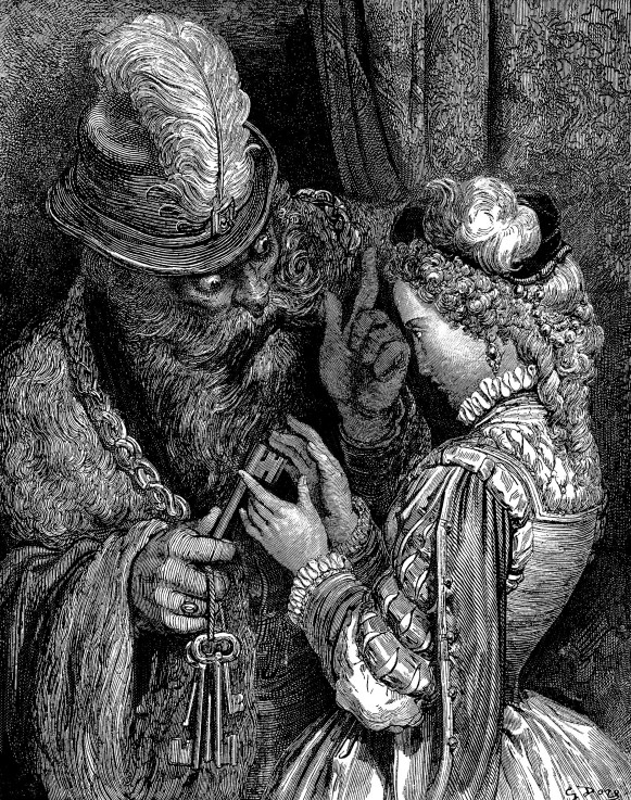 Illustration for "Les contes" by Charles Perrault van Gustave Doré