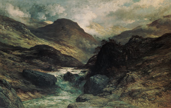 A canyon van Gustave Doré