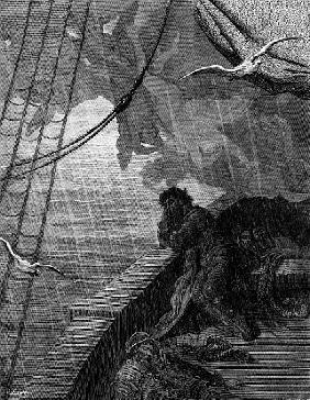 The rain begins to fall, scene from ''The Rime of the Ancient Mariner'' S.T. Coleridge,S.T. Coleridg