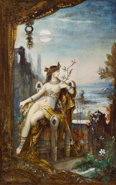 Kleopatra. van Gustave Moreau