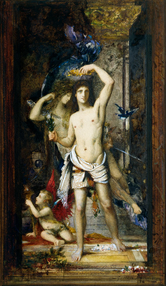 G.Moreau, Le jeune homme et la mort van Gustave Moreau
