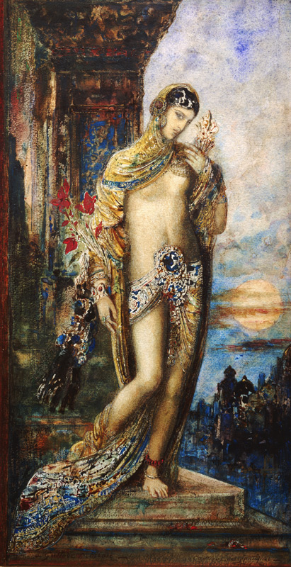 Le Cantique des Cantiques. van Gustave Moreau