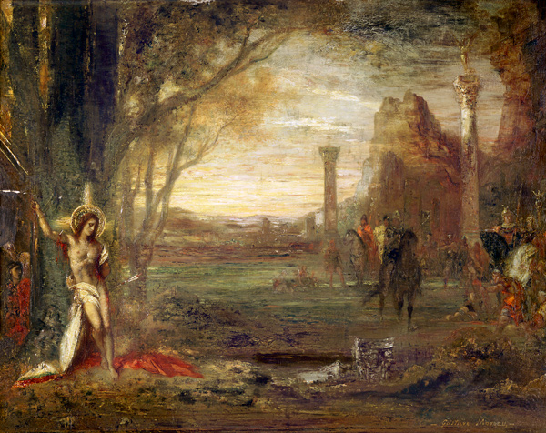 Martyrium des hl. Sebastian van Gustave Moreau