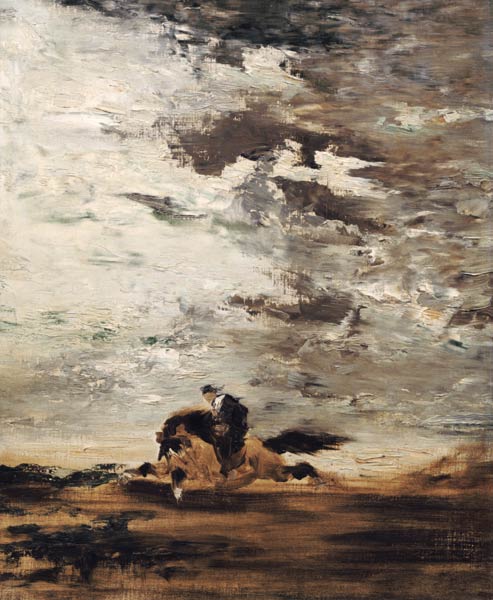 Der schottische Reiter van Gustave Moreau