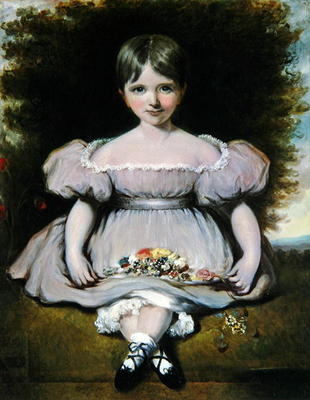 Lady Adeliza Fitzalan Howard, c.1836 (oil on canvas) van H. Smith