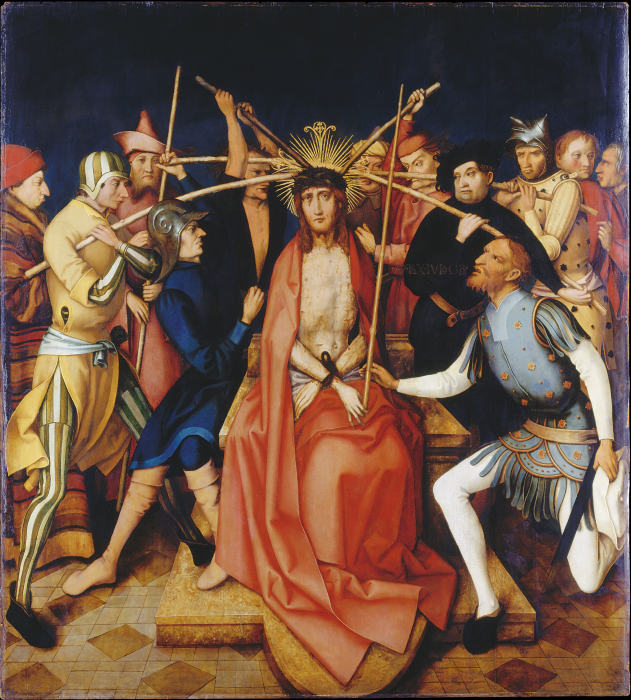 Christ Crowned with Thorns van Hans Holbein d. Ä.
