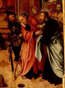 Basilikatafel San Paolo fuori le mura. Abschied der Apostel Petrus und Pau van Hans Holbein (de oude)