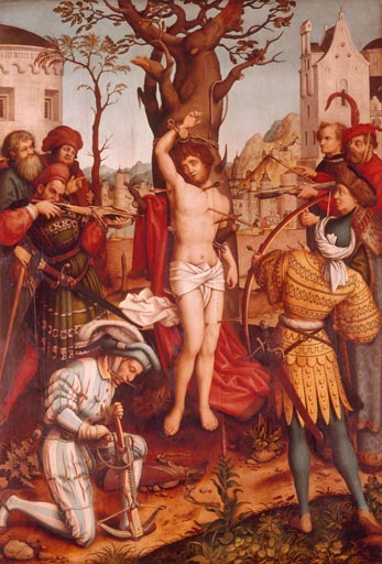 Martyrium des hl. Sebastian van Hans Holbein (de oude)