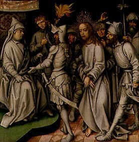 Sog. Graue Passion: Christus vor Kaiphas. van Hans Holbein (de oude)
