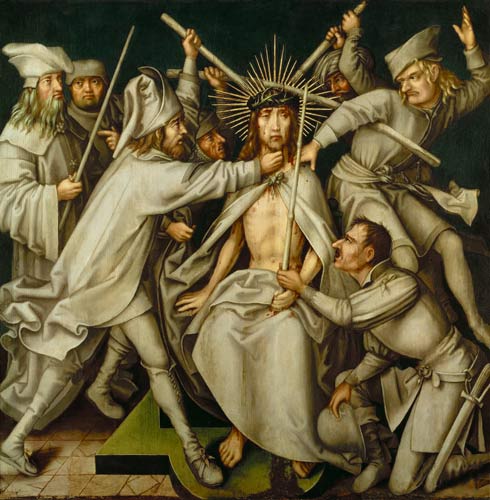 Sog. Graue Passion: Dornenkrönung Christi. van Hans Holbein (de oude)