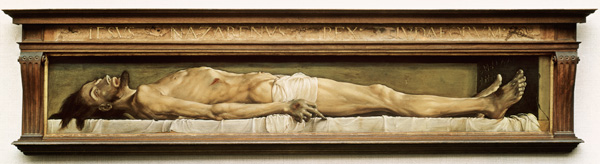 dode christus in het graf van Hans Holbein d.J.
