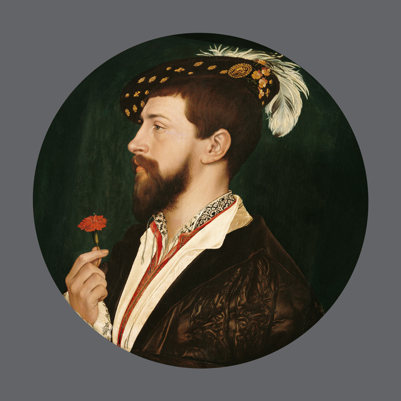 Bildnis des Simon George of Cornwall van Hans Holbein d.J.