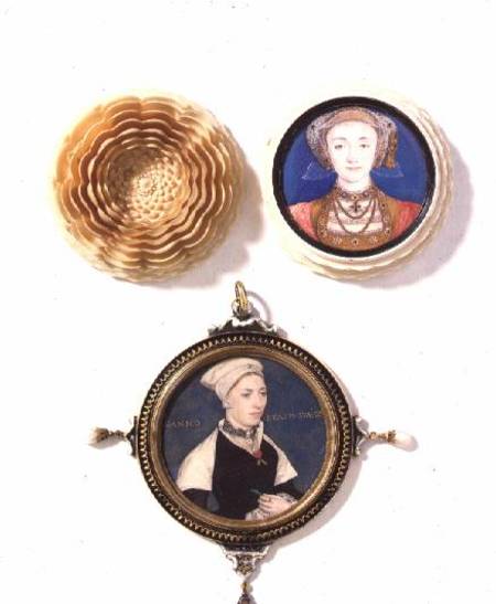 Anne of Cleves (top), 1539 and Mrs Pemberton (bottom) van Hans Holbein d.J.