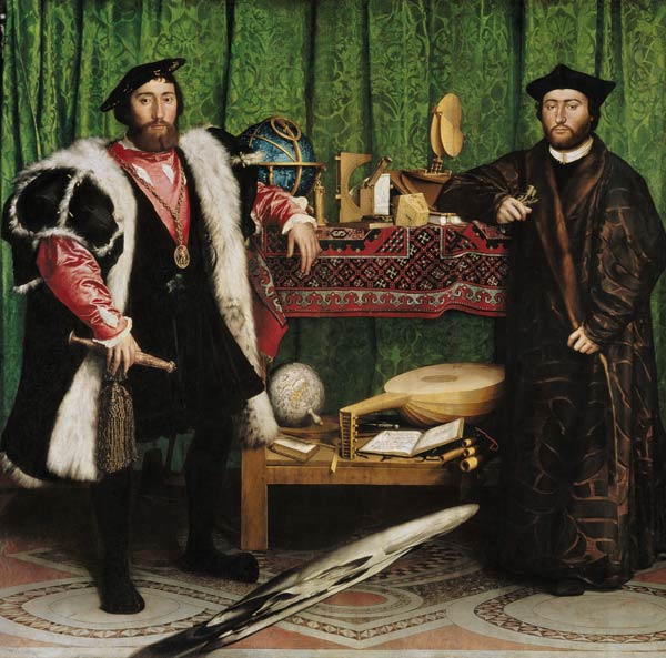 Bildnis der französischen Gesandten Jean de Dinteville und Georges de Selve van Hans Holbein d.J.