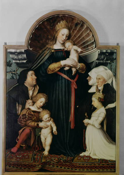 H.Holbein d.J., Madonna des Jakob Meyer van Hans Holbein d.J.
