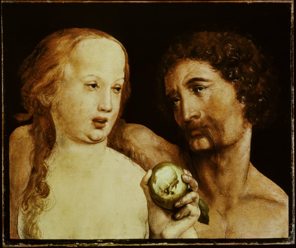 H.Holbein th.Y., Adam and Eve van Hans Holbein d.J.