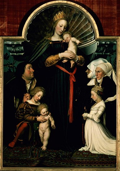 Madonna of the Burgermeister Meyer van Hans Holbein d.J.