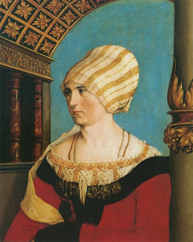 Bildnis der Dorothea Kannengiesser van Hans Holbein d.J.