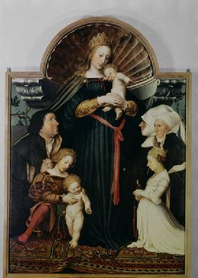 H.Holbein d.J., Madonna des Jakob Meyer