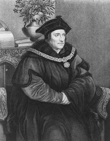 Sir Thomas More (1477-1535) van Hans Holbein d.J.