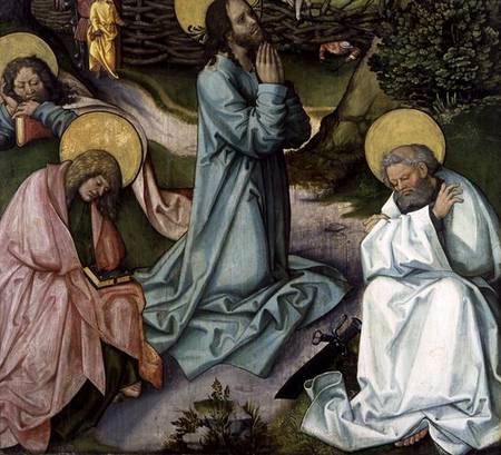 Christ in Gethsemane van Hans Leonard Schaufelein