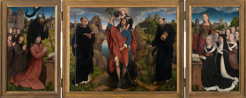 Triptych of Willem Moreel van Hans Memling