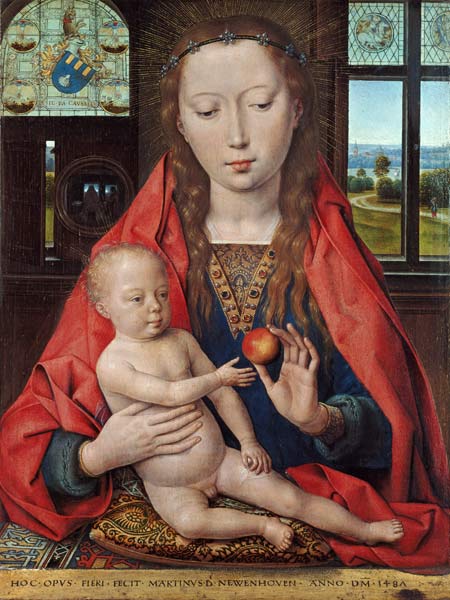 Madonna and Child, from The Diptych of Maerten van Nieuwenhove van Hans Memling