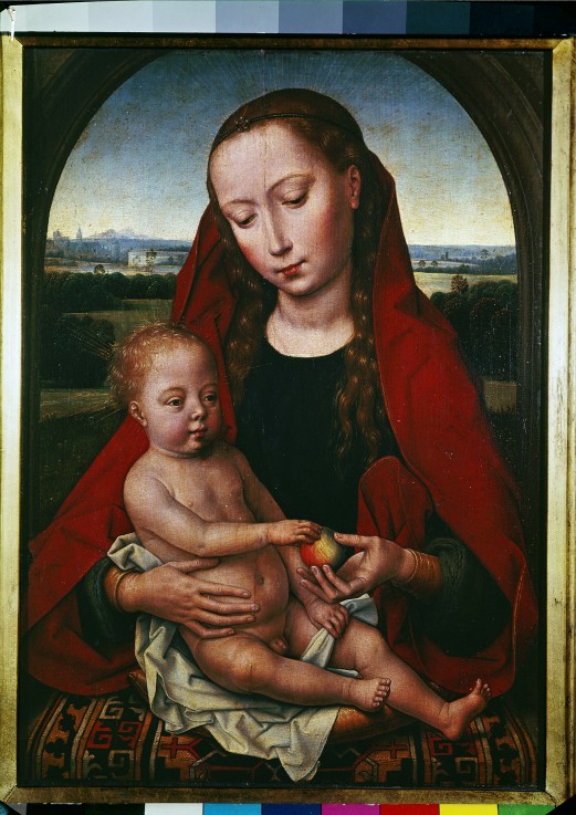 The Virgin and child van Hans Memling