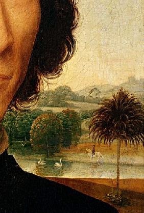 Detail of Portrait of a Man with a Coin, c.1473-74 (detail of 179412)