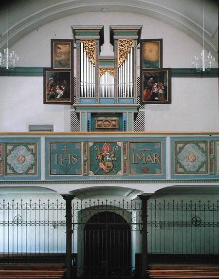 Organ in the cloister van Hans Sichelbein Sichelbein