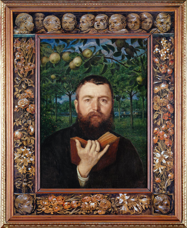 Hans Thoma , Self-portrait van Hans Thoma