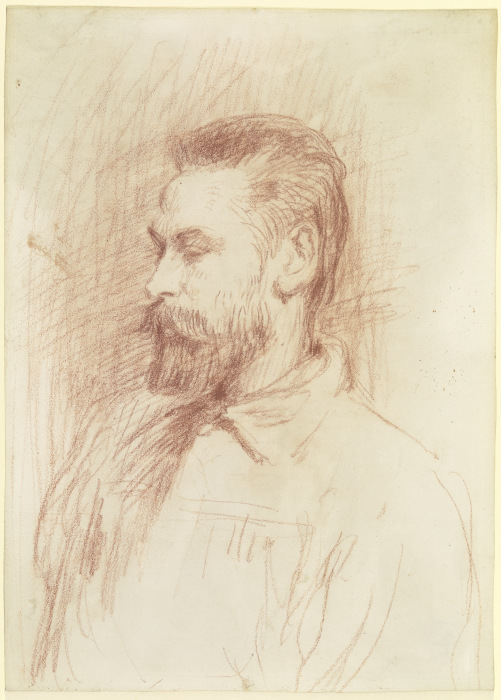Portrait of Peter Bruckmann van Hans von Marées