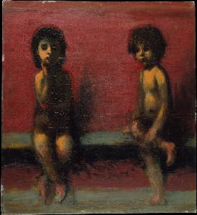 Two Seated Children