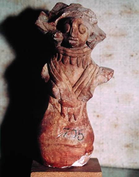 Figure of a Mother Goddess, from the Indus Valley, Pakistan van Harappan