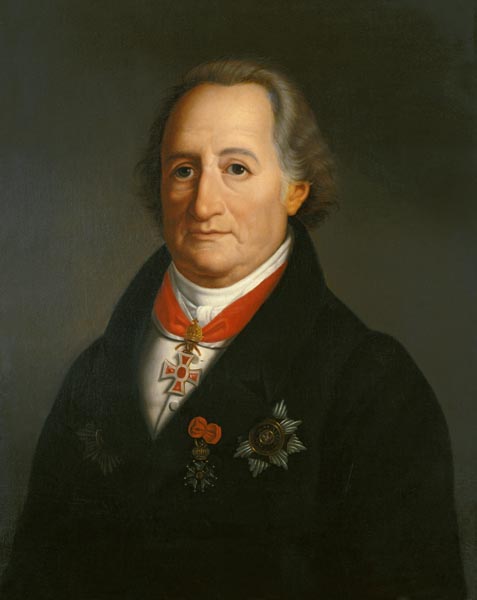 Bildnis Johann Wolfgang Goethe, van Heinrich Christoph Kolbe