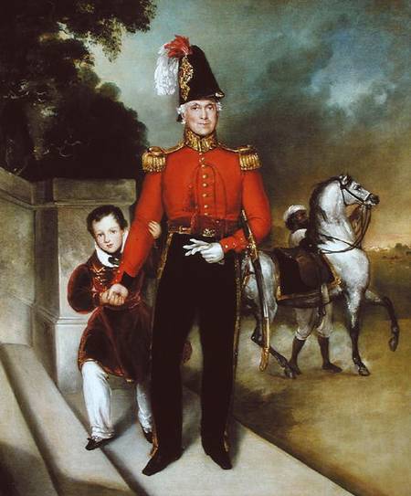 General Sir James Dennis (1778-1855) with his son van Heinrich Schaeffer