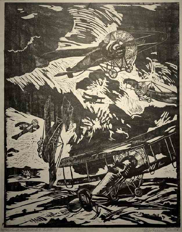 Luftschlacht van Heinrich Steinhagen