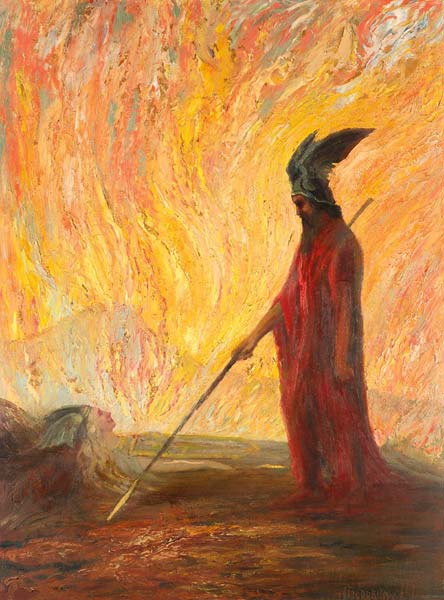 Wotan's Farewell and Magic Fire van Hermann Hendrich